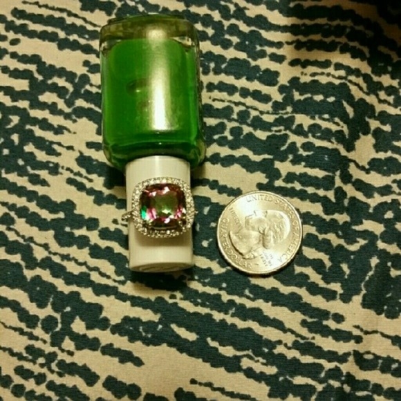 Genuine MYSTIC FIRE TOPAZ Ring - Picture 7 of 7